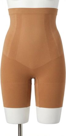 Spanx High-Waisted Mid-Thigh Shorts In Naked