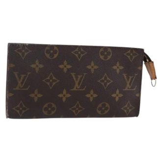 Louis Vuitton Clutch in Tela Pre-owned - - Pre-owned - Donna - Marrone - ONE SIZE