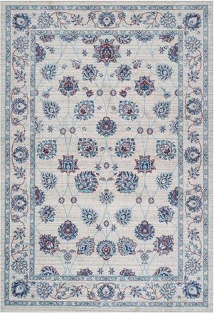 Jonathan Y Designs Modern Persian Vintage Moroccan Traditional Area Rug in Ivory/blue/red at Nordstrom, Size 2Ft 0In X 8Ft 0In