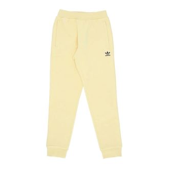 adidas Sweatpants, male, Yellow, Size: XS Yellow Fleece Sweatpants Elastic Waist
