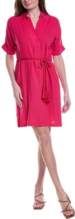 Nic+Zoe Nic+Zoe Rumba Linen-Blend Mini Dress