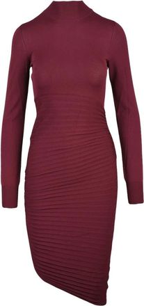 Philosophy di Lorenzo Serafini Abito in Jersey Lungo - Dames - Casual kleedjes - Rood - XS - Kleedjes