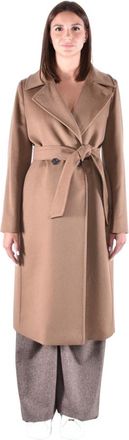 Max Mara Abrigo Bcollag - Coats - Mujer - Marr&oacute;n - 2XS