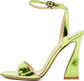 Gianvito Rossi 115 mm Aura lakleren sandalen - Groen