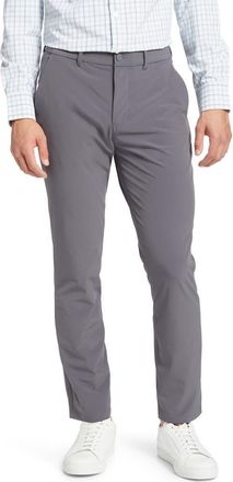 Mizzen+Main Helmsman Flat Front Chinos in Charcoal Solid at Nordstrom, Size 34 X 34