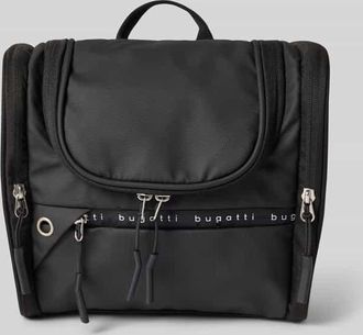 Bugatti Kulturbeutel mit Tragehenkel Modell Blanc in BLACK, Größe 1