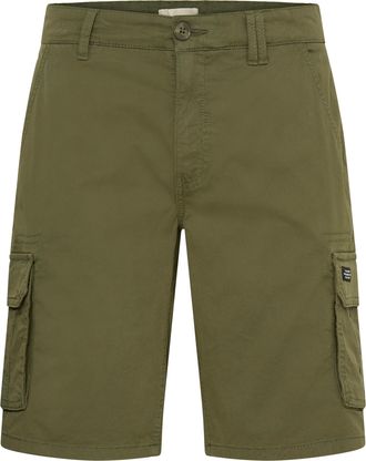 Blend Shorts BLEND BHMORGAN REG CARGO SHORTS, Herren, Gr. XXL, N-Gr, winter moss, Web, Obermaterial: 97% Baumwolle, 3% Elasthan, unifarben, regular fit knie