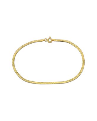 Italian Gold, Inc 10K Italian Gold Herringbone Chain Ankle Bracelet