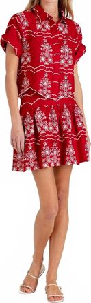 Sundays Sky Embroidered Skirt