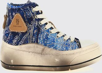 R13 Sneakers platform R13 in seta stampata