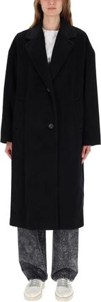 Golden Goose Single-Breasted Coat Cocoon-Donna