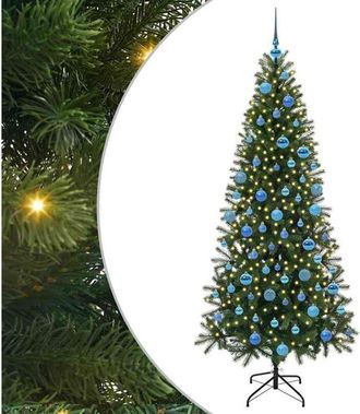 vidaXL &Aacute;rbol De Navidad Artificial Con 300 Led Verde 180 Cm Pe Y Pvc Vidaxl