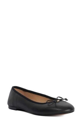 Dune London Helenne Ballet Flat in Black at Nordstrom, Size 7.5Us