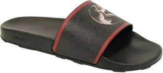 Bally Mens Rubber With Logo And Edge Consumer Slide Sandals
