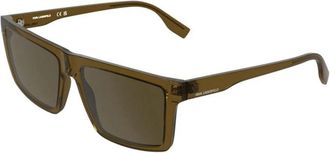 Karl Lagerfeld Kl 6225S 210 Zonnebril - Heren - Zonnebrillen - Bruin - 57 MM - Accessoires