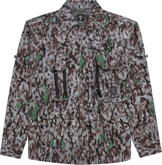 South2 West8 Giacca-camicia con zip - Grigio