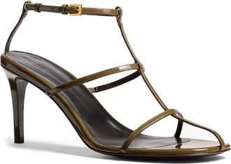 Khaite Cage Sandal in Dark Olive at Nordstrom, Size 10.5Us