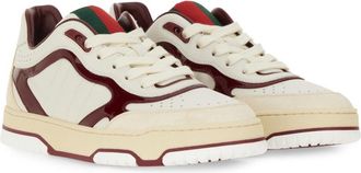 Gucci Re-Web Calf Leather Sneaker - White