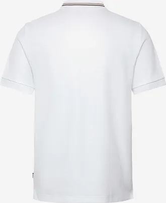 HUGO BOSS Mens Polo Shirt Cotton White T-shirts And Polos