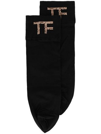 Tom Ford Calzini con logo - Nero