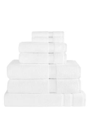 Linum Home Textiles 7-Piece Anovia Oversized Towel Set in White at Nordstrom Rack