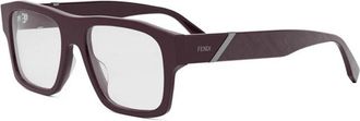 Fendi Diagonal Fe 50113I 069 Brillen - unisex - Brillen - Bruin - 53 MM - Accessoires
