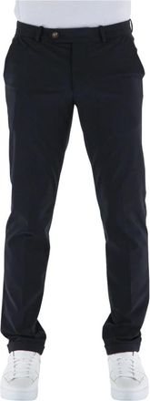 Roberto Ricci Design Effen Kleur Chinos - Heren - Chinos - Zwart - 3XL - Broeken