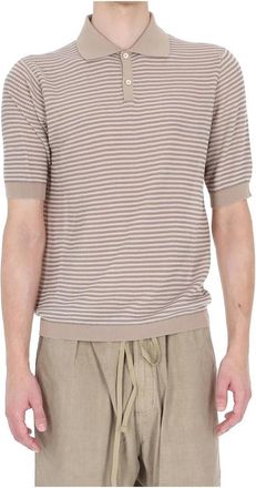 Ballantyne Polo Shirt - Heren - Polos - Beige - M - Tops