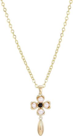 Adornia Adornia 14K Plated 4Mm Pearl Necklace