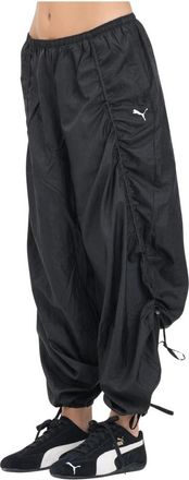 Puma Dare To Zwarte Sportbroek - Dames - Wijde Broeken - Zwart - M - Polyester - Broeken