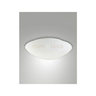 Fabas Luce Pandora plafoniera bianca led 3000K - 24W - 2950 lm D.36CM dimmerabile