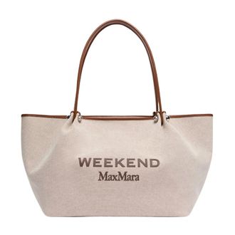 Max Mara Tassen, Dames, Beige, ONE Size, Katoen, Pasticcino Bag