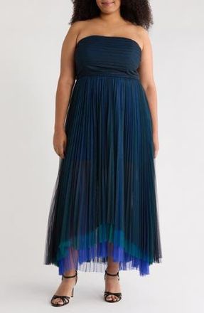Chelsea28 Tulle Party Dress in Navy Combo at Nordstrom Rack, Size 3X