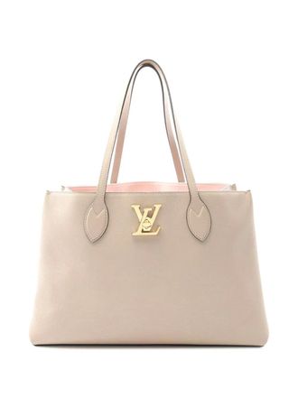 Louis Vuitton 2021-2025 Leather Lockme Shopper tote bag - women - Calf Leather - One Size - Brown