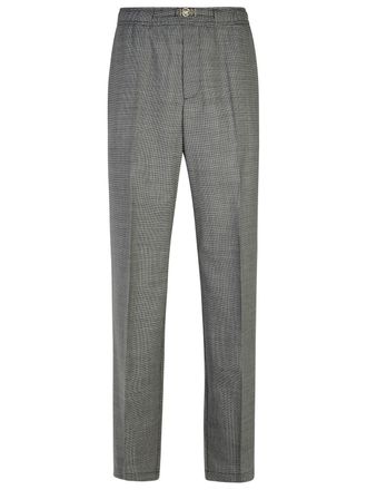 Versace Grey Virgin Wool Trousers