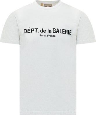 Gallery Dept. Mens T-Shirt White Cotton T-Shirts And Polos