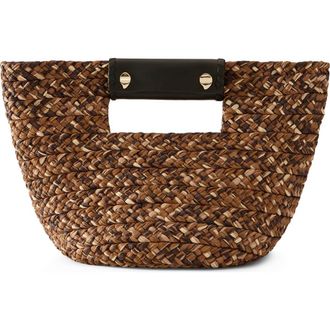 Helen Kaminski Mini Remi Braided Raffia Tote in Nutshell Multi at Nordstrom