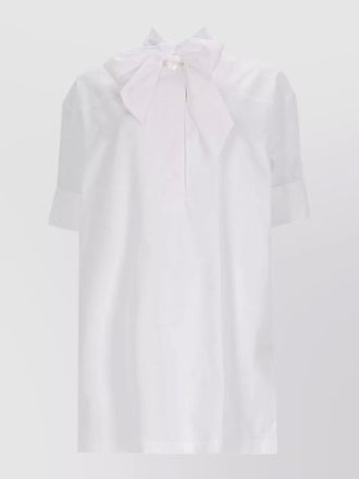 Dries Van Noten cotton scarf detail shirt