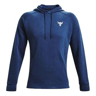 Under Armour Mens Under Armour Project Rock Charged Cotton Fleece Breathable Sports Blue 1367033-404