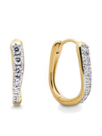 Monica Vinader diamond-embellishment earrings - Gold