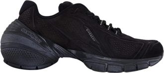 Givenchy MX Runner Su&egrave;de Sneakers met Uniek Gebruikt Effect - Heren - Sneakers - Zwart - 40 EU - Su&egrave;de - Schoenen