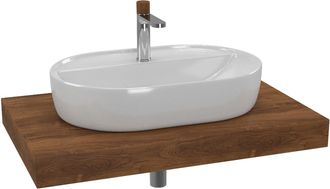 Puma Naturel - Conjunto De Ba&ntilde;o Sat Con Encimera De Lavabo Dolce 80x8x50 Cm, Roble Charleston Ksetdo3