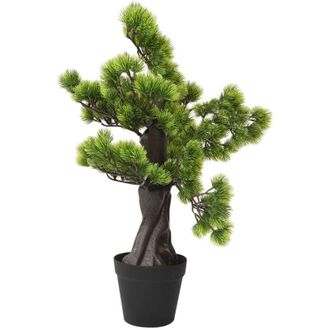 vidaXL Bons&aacute;i Pinus Artificial Con Macetero 60 Cm Verde Vidaxl