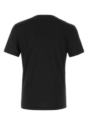 Gucci Mens Black Stretch Jersey T-Shirt Silk T-shirts And Polos