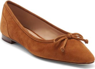 Cole Haan Paget Ballet Flat in Tobacco Suede at Nordstrom, Size 10.5