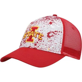 Colosseum Mens Colosseum Gray/Cardinal Iowa State Cyclones Love Fern Trucker Snapback Hat at Nordstrom