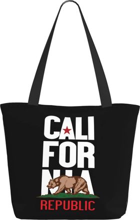 AOOEDM California Flag Ladies Shopping Bag 13x11x7in.The Perfect ValentineS Day Gift.It Is The Best ValentineS Day Gift For Mom, Daughter, Wife,Etc