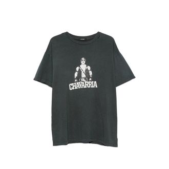Willy Chavarria Leather Daddy Easy Graphic-print T-shirt
