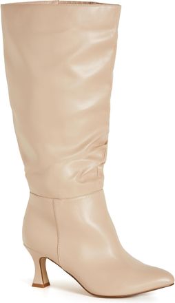 City Chic Womens Boots - Noa, Neutral, Neutral, 10 UK Wide