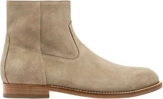Buttero Floyd Enkellaars - Heren - Enkellaarsjes - Beige - 41 EU - Leer - Schoenen